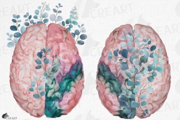 Blush Anatomical Brain Eucalyptus PNG for Print Templates: A Designer’s Real-World Review
