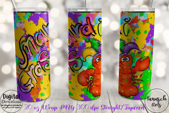 Capturing Local Charm with Mardi Gras Crawfish 20 Oy Tumbler Wrap