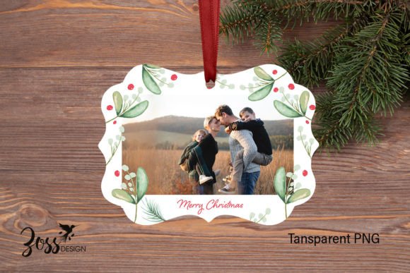 Christmas Botanical Ornament Design Sub for Crafts