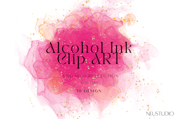 Colorful Alcohol Ink Clip Art Png: Decorative Elements Review