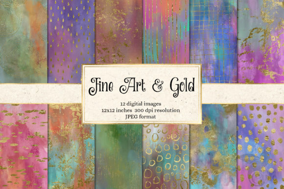 Elevating Visual Storytelling with Fine Art and Gold Textures
