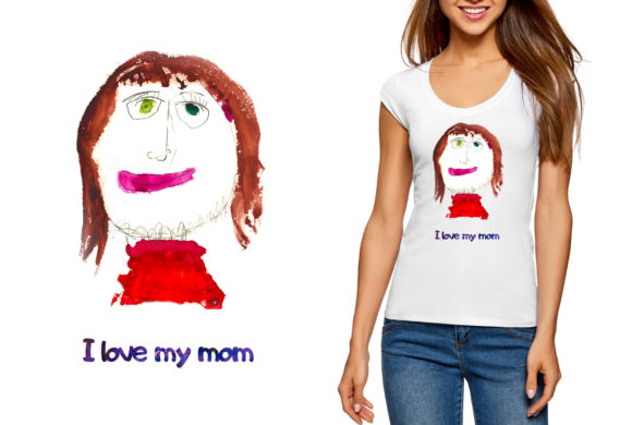 Mom. Children s Print.Mother s Day T-Shirt Designs: A Designer’s Real-World Review