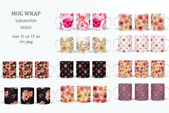 Mug Wraps Sublimation 11oz 15oz Gift for Crafts