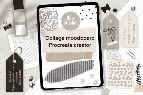 Procreate Mood Board Creator Collage Review