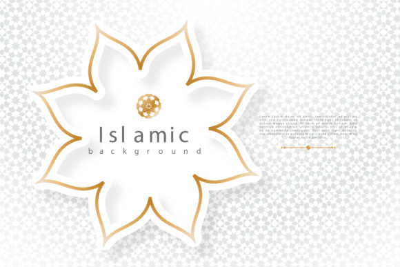Ramadan Kareem Golden Islamic Pattern: Elegant Graphic Templates for Local Branding