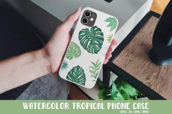Tropical Leaves for Phone Cases: A Designer’s Take on This Crafty Design Asset