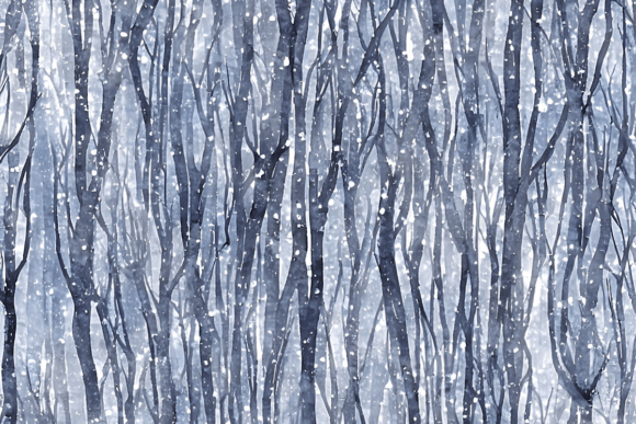 Winter Watercolor Background for Crafters & Backgrounds